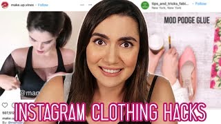 Hoping Clickbait Clothes " Hacks" From Instagram