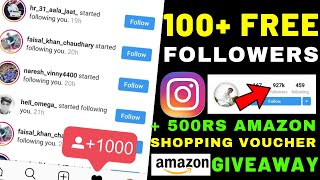 Ways to get INSTAGRAM Enthusiasts Fast 2019 | +500 Rs The amazon marketplace Shopping Coupon Giveaway 🔥🔥